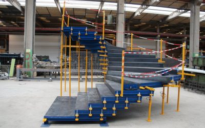 Molde de escaleras prefabricadas de hormigón