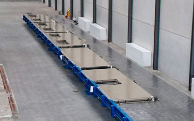 Mesa basculante para paneles prefabricados