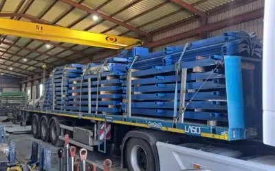 Moldes para pilares de hormigón de gran formato