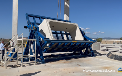 Revolucionando la Construcción: El Volteador de Piezas de Hormigón de 90 Grados