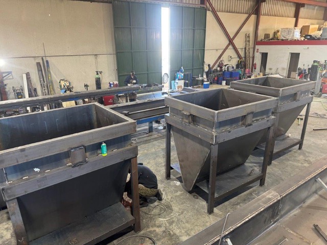 Cubilotes a medida para la distribución de hormigón