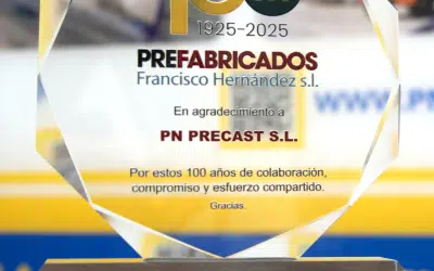 PN Precast recibe un galardón por su compromiso y trayectoria profesional